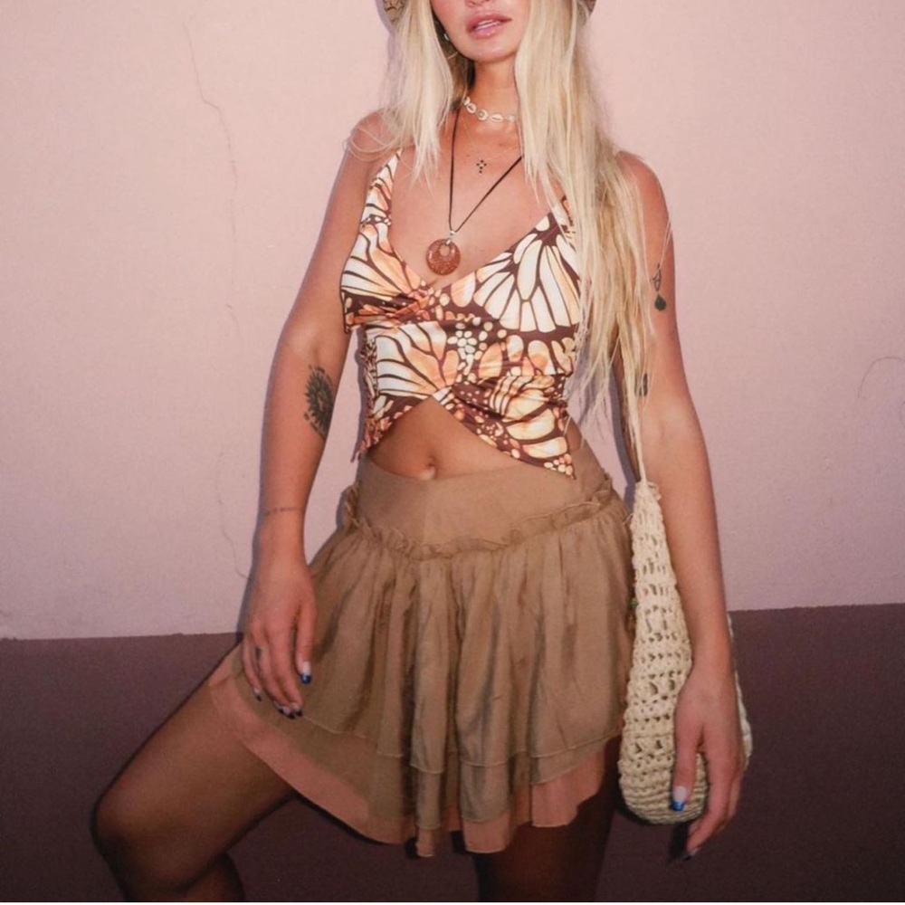 Shop Cider Mini Skirt - Picture 1 of 3